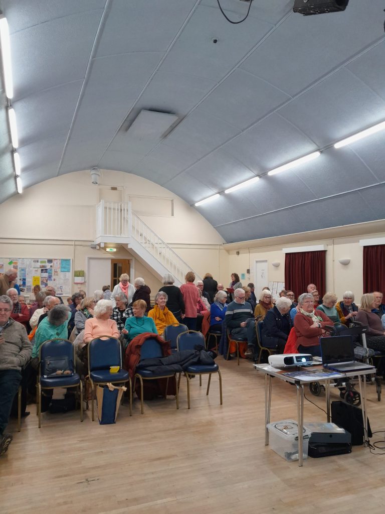 A gardening group get-together to listen to a talk by Phil Broomfield - for webpage The Garden History Detective's Gallery