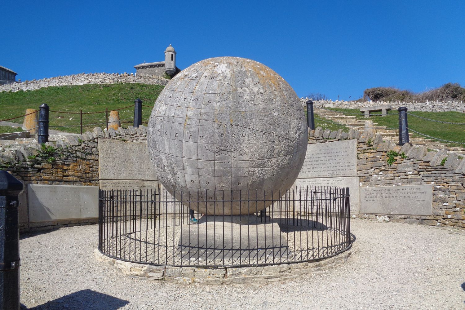 Durlston Globe, talks cover image, for page Garden Talks & Lectures